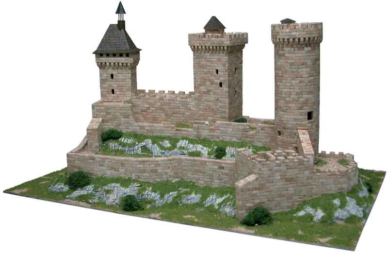 Aedes Ars Burg Chateaux de Foix Modellbau Gebäude