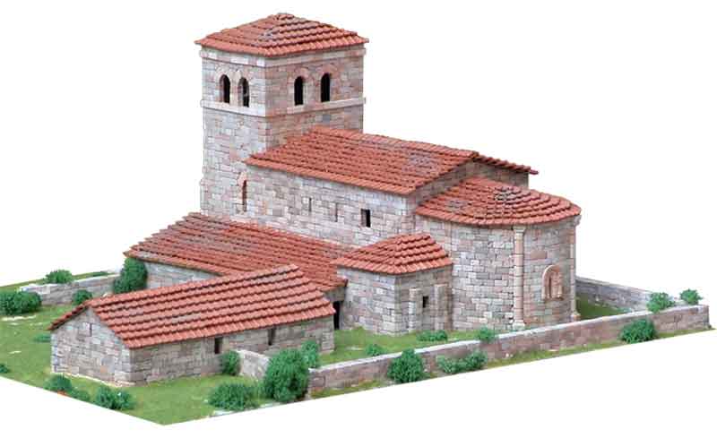 Aedes Ars Kirche Iglesia de San Andres Modellbau Gebäude